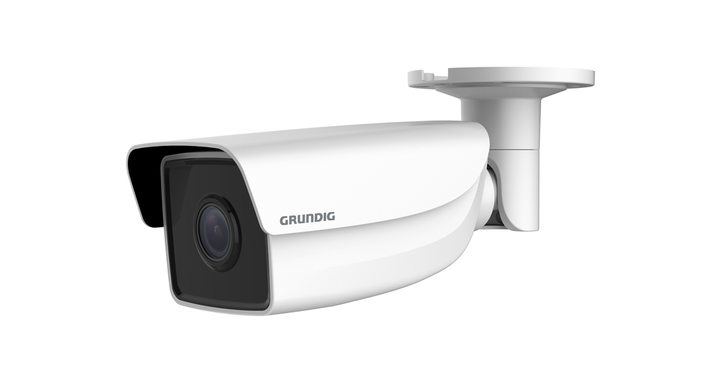 Bullet IP 4MP objectif fixe 4mm WDR ICR IR LED H.265 IP67 PoE