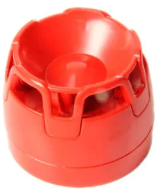 Sirène conventionnelle rouge IP21 EN54-3