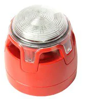 Sirène flash conventionnel rouge LED rouge IP21 EN54--3/23