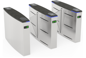 Couloir rapide double vitre, Bidirectionnel en Inox