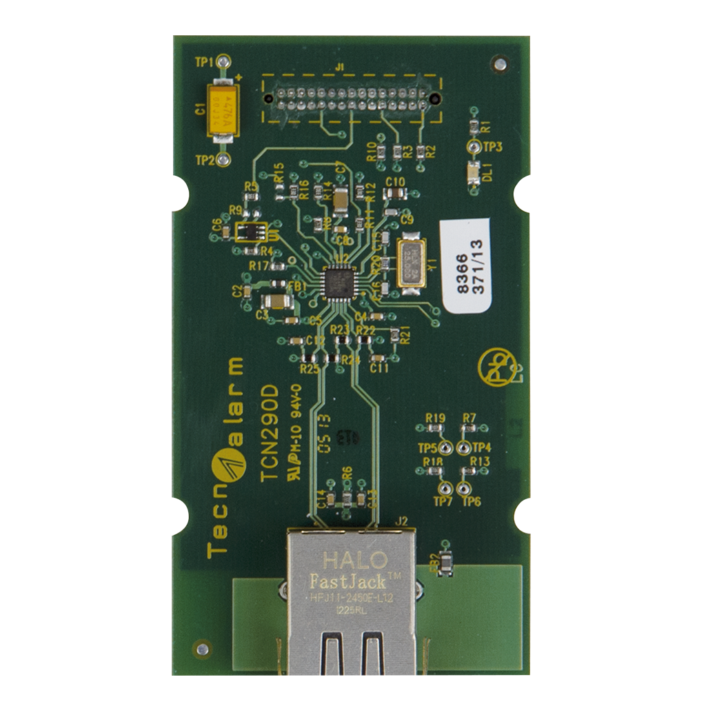 Interface pour la connexion de la centrale au réseau Ethernet