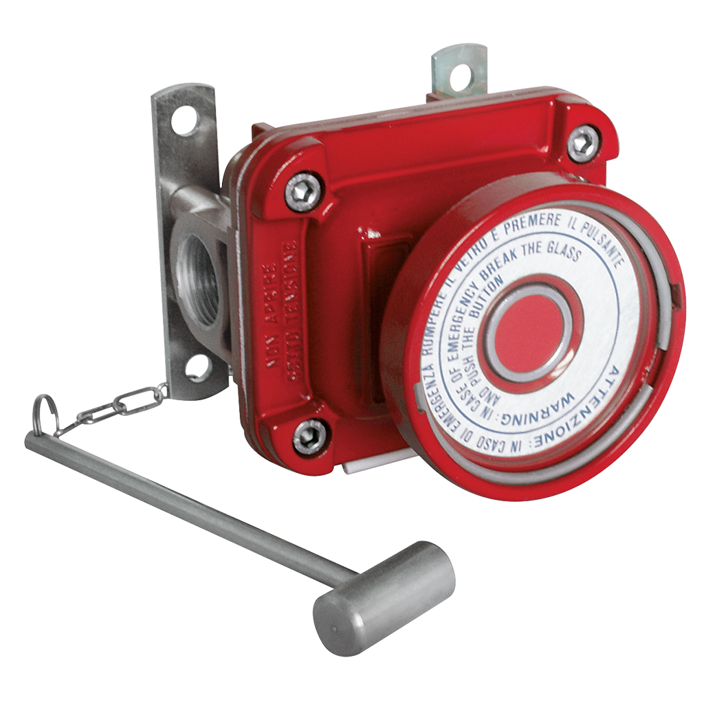 Déclencheur manuel pour locaux à risque d'explosion certifié ATEX