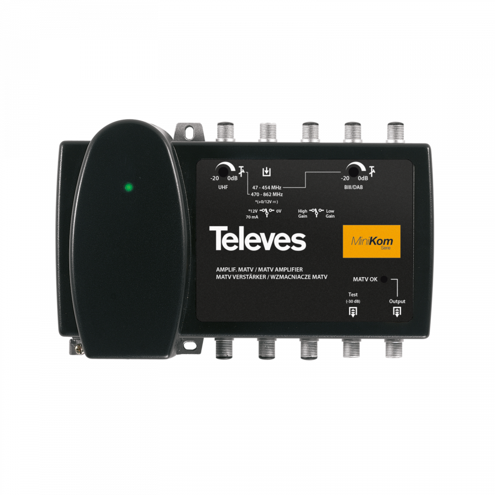 Amplificateur MiniKom MATV 1e/1s “F”