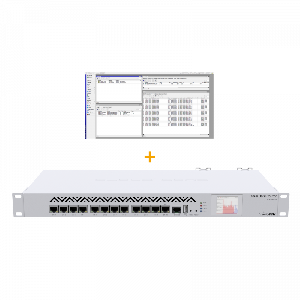 Routeur 12x Gb Ethernet + Configuration de services Installation 