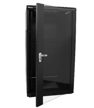 Baie 19” 22U. Dimensions: 600x1120x600mm (Installation Sol)