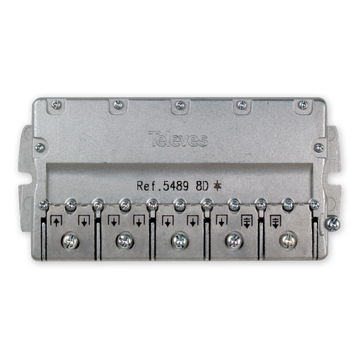 [TVS-5489] Répartiteur 5...2400MHz "EasyF" 8D 14/16dB