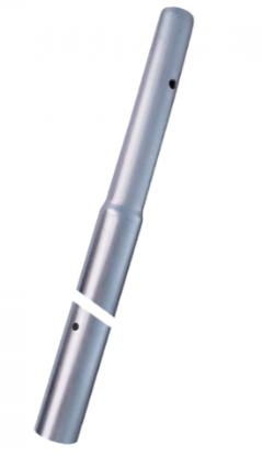 [TVS-2407] Mât Zinc+RPR 1,5m x Ø 35mm x Épaisseur 1,5mm