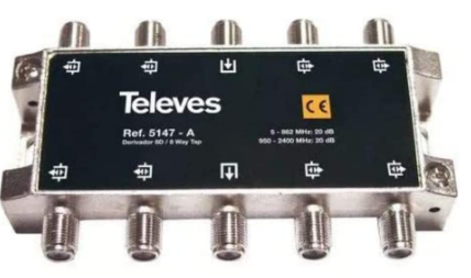 [TVS-5147] Dérivateur 5...2400MHz “F” 8D 20dB Intérieur