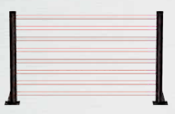 [TA-BEAMTW/6] Paire de barrières Portée 150m Technologie RSC Hauteur 1970mm